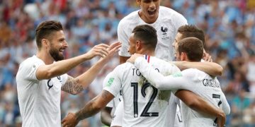 Griezmann inspires France past punchless Uruguay in World Cup quarter-final