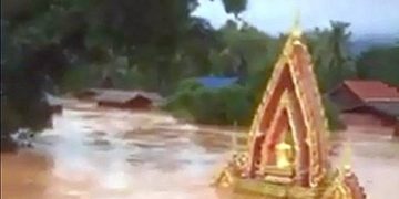 Hundreds missing, several feared dead, after Laos dam collapse