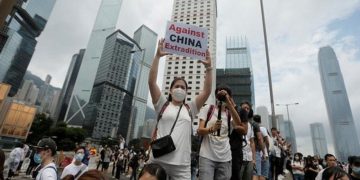 Support wavers in Hong Kong for bill allowing extraditions to China after protests