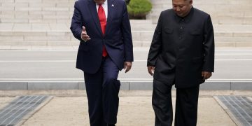 Trump sets foot in North Korea, agrees with Kim to resume talks