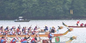 Multicultural Dragon Boat Festival attracts record teams at Lake Lanier