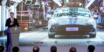 Stripteasing Musk launches Tesla SUV program at new China factory