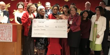 NACA welcomes Lunar New Year with cash donations to Good Shepherd Services, GSU, and GA Tech