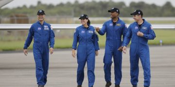 Astronauts arrive at launch site for 2nd SpaceX crew flight