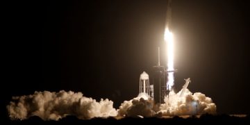 ‘One heck of a ride’: SpaceX launches astronauts into space