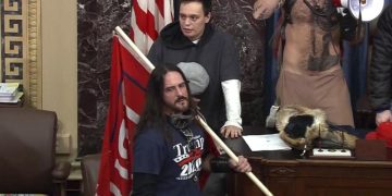 Capitol rioter who breached Senate gets 8 months for felony