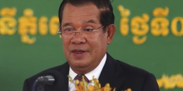 Cambodian leader boasts he barged into opposition video call