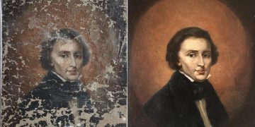 Chopin portrait bought at flea market is from 19th century