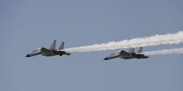 China flies record 56 warplanes toward self-ruled Taiwan