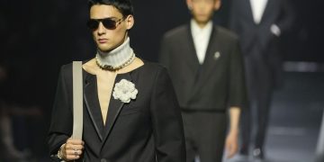 Fendi leads Milan trends with feminine silhouettes for men
