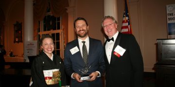 The Japan-America Society of Georgia presents President Jimmy Carter with first ever Lifetime Achievement Award