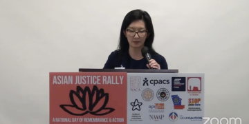 Justice for Asian Rally in remembrance of AAPI hate crimes nationwide