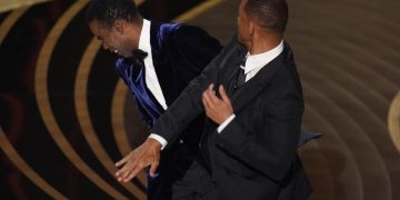 Will Smith confronts Chris Rock, then wins best actor Oscar