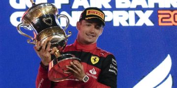 Leclerc wins Bahrain GP as Verstappen retires near the end