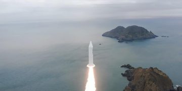 South Korea conducts rocket launch days after North’s ICBM test