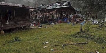 Ethnic group says Myanmar air attack kills 80 at celebration