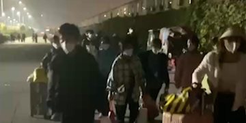 Workers protest, beaten at virus-hit Chinese iPhone factory