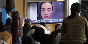 BTS member Jin begins military duty at front-line boot camp