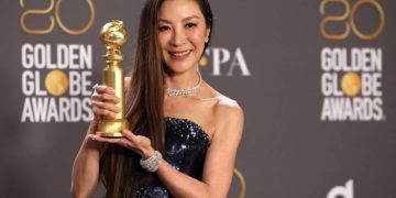 Michelle Yeoh wins Golden Globe for best comedy actress
