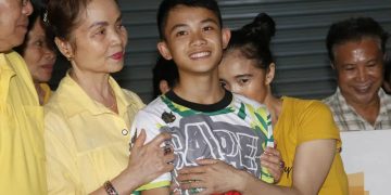 One of 12 boys rescued from Thai cave dies at British school