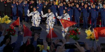 China sends its youngest-ever crew to space as it seeks to put astronauts on moon before 2030