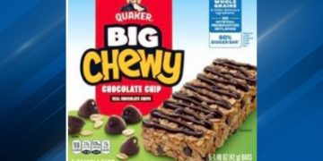 Quaker Oats expands recall of granola bars and cereals for salmonella risk