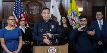 First Asian American to lead Los Angeles Police Department is appointed interim chief