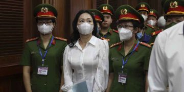 A Vietnamese property tycoon accused of embezzling $12.5 billion begins her trial