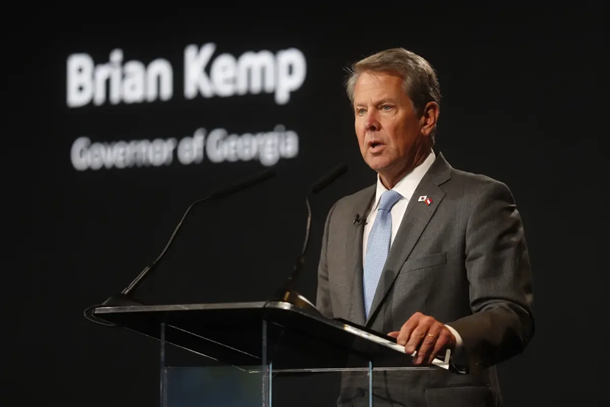 Gov. Brian Kemp meets South Korean President Yoon Suk Yeol during ...