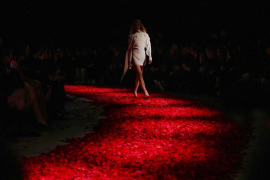 Ferragamo pops red with a Milan collection inspired by the world of dance