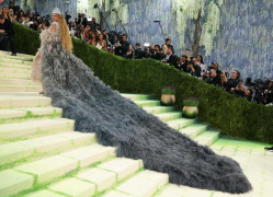 Skeleton gowns, couture matadors and K‑pop royalty light up Met Gala in New York