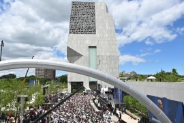 As Juneteenth is celebrated across the US, Obama’s presidential center opens in Chicago