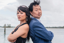 Rei Ami from ‘KPop Demon Hunters’ and comedian Ken Jeong take a bite out of ‘Shark Week’