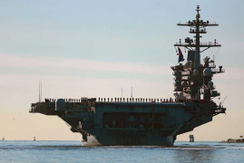 USS Abraham Lincoln heads to Thailand for a brief stop after lengthy deployment at sea
