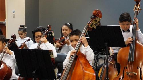 Premiere concert of Buford Highway Children Orchestra. Musical performance organized by We Love Buford Highway on Nov 13, 2021.