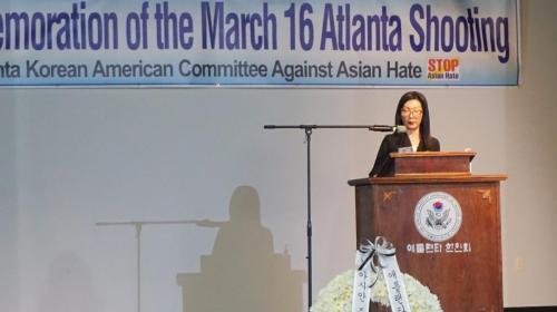 3.16 Korean community remembrancePhoto: Georgia Asian Times