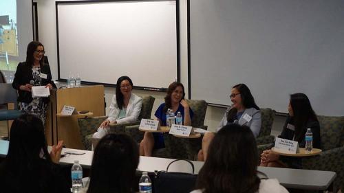 AAPI Women Empowerment & Leadership PanelL-R: Jane Rolen, Dr. Michelle Au, Amy Tep, Amy Cheng & Soo Hong